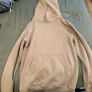 Aritzia Women's Tan Hoodie Sweater
